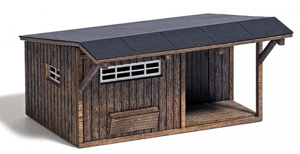Busch 1518 - Schweinestall 62 x 53 mm, 32 mm hoch
