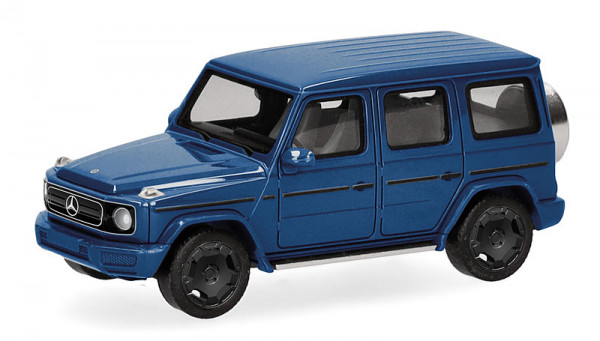 Herpa 431194 - Mercedes-Benz G580 mit EQ-Technologie, sodalitblaumetallic