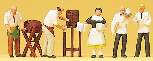 Preiser 10210 - Wirte, Kellner, Bedienung