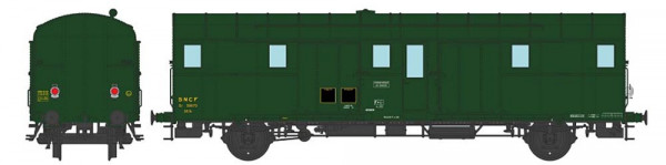 REE VB-325 - SNCF Gepäckwagen OCEM32 grün 306 Ep.3, 2 Aluschlusslichter, Region Süd-Ost