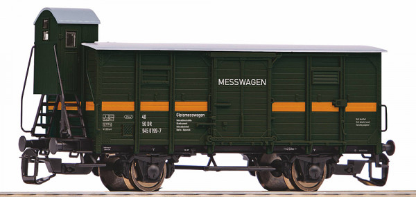Piko 47770 - DR gedeckter Güterwagen G02 mit Bremserhaus Ep.4, Piko-Messwagen