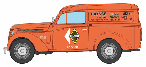 REE CB-205 - Renault Juvaquatre Kasten orange "Renault"