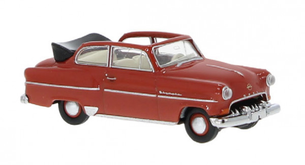 Brekina 20251 - Opel Olympia Rekord ´54 Cabrio in hellrot