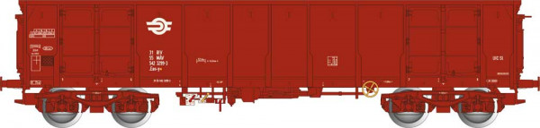 Albert Modell 542046 - MAV offener Güterwagen Eas-y braunrot Ep.5
