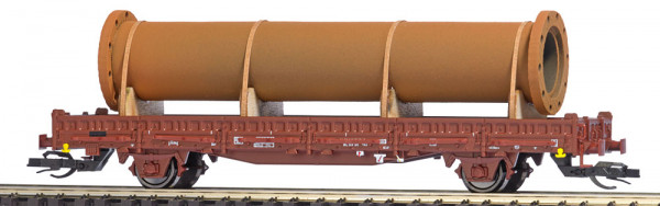 Busch 31512 - Flachwagen Flanschrohr Ks