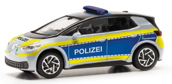 Herpa 097352 - VW ID. 3 "Polizei Hamburg"