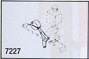 Weinert 7227 - Handstellhebel, Messingguss