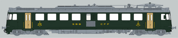 LSModels 17045S - SBB Triebwagen RBe 4/4 grün Ep.3, alte Anschriften, mit DCC-Decoder + Sound