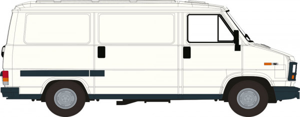 Brekina 34916 - Fiat Ducato Kasten weiss, 1982,