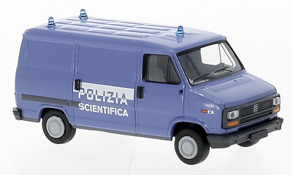 Brekina 34917 - Fiat Ducato Kasten 1982, Polizia Scientifica,