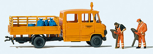 Preiser 33262 - MB L 407 Straßenmeisterei Fertigmodell
