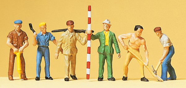 Preiser 14030 - Arbeiter 6 teilig