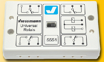 Viessmann 5551 - Universal Relais 1x4UM
