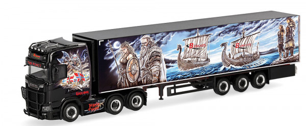 Herpa 321303 - Scania CS 20 HD Kühlkoffer-Sattelzug "Byrknes" (N)