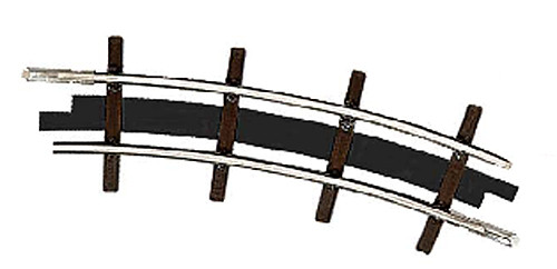 Busch 12322 - Bogengleis R 115 22,5° 2 St.