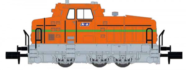 NME 123603 - Rangierdiesellok DHG 500C Zechenlok orange Ep.6, "Kali + Salz"
