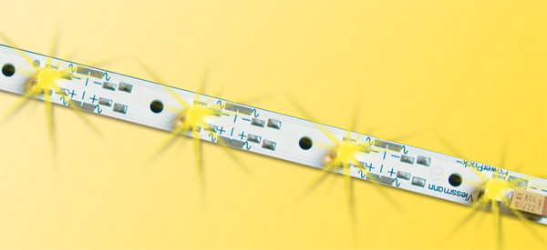 Viessmann 50495 - LED-Waggon-Innenbeleuchtung, 8 LEDs gelb