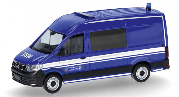 Herpa 099417 - MAN TGE Halbbus Hochdach MTW-Fachgruppe "THW"