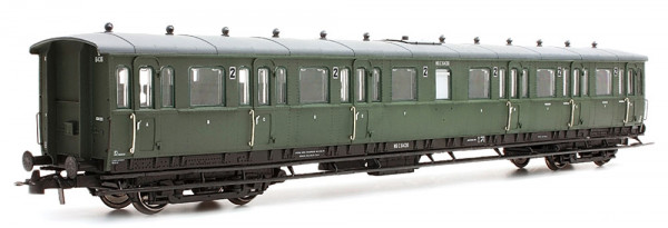 Artitec 20.254.05 - NS C12c C6436, grün, graues Dach, 2. Klasse, 1947