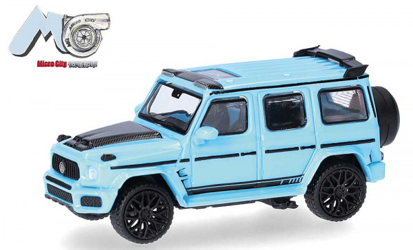 Herpa 87MC000162 - Brabus G500, blau (blue)