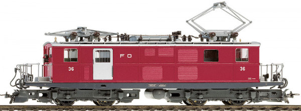 Bemo 1361221 - FO Zahnrad-Ellok HGe4/4 I 31, genieteter Lokkasten, mit DCC-Decoder + Sound