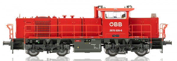 Jägerndorfer JC20772 - ÖBB Diesellok Rh 2070 Ep.5, Wortmarke, mit DCC-Decoder + Sound