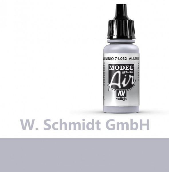 Vallejo 771062 - Model Air Aluminium, Metallic, 17 ml