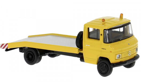 Brekina 36741 - MB L608 Abschlepper in gelb zur Selbstgestaltung