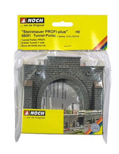 Noch 58051 - Tunnel-Portal 1gl. PROFI-plus 13,5 x 13 cm