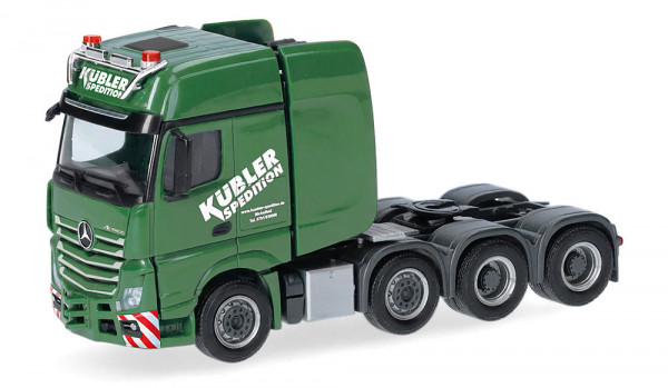 Herpa 321327 - Mercedes-Benz Actros L Gigaspace Schwerlastzugmaschine 4achs "Kübler"