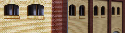 Auhagen 80215 - Fenster M braun 20 St. je 12 x 8 mm