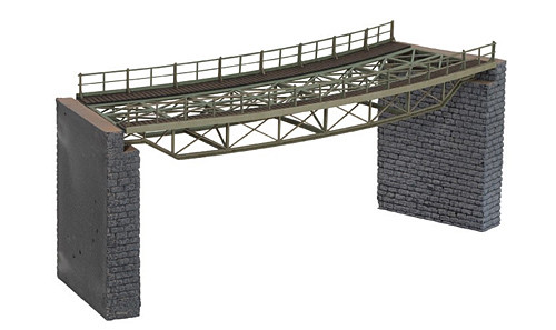 Noch 67026 - Brückenfahrbahn gebogen R2, R2, 437 mm Laser-Cut Bausatz
