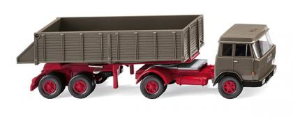 Wiking 067710 - Hanomag Henschel Hinterkippersattelzug