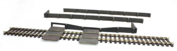 Artitec 7870010 - Bahnsteigkanten aus Holz, Bausatz aus Resin (PU), unlackiert, 570 mm