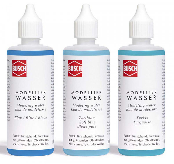 Busch 7581 - Modellierwasser Farb-Set