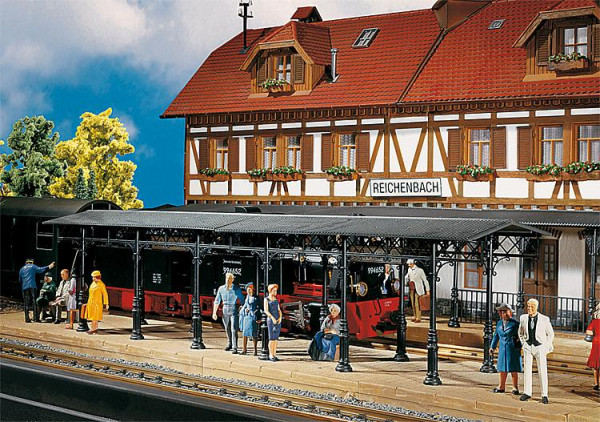 Pola 330908 - Überdachter Bahnsteig 1200 x 170 x 155 mm