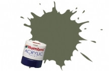 Humbrol 484086 - Farbdose 14ml Acryl 086 Tarngrün matt Nr.: AB0086