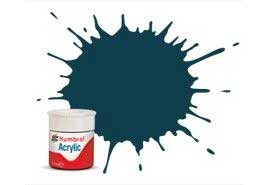 Humbrol 484230 - Farbdose 14ml Acryl Nr. 230 Preussisches Blau, matt Nr.: AB0230