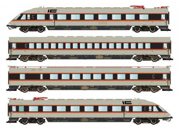 LSModels 16002 - DB Triebzug ET 403 4tlg. Ep.4a grau/rot/schwarz, IC-Ausführung, 2. Betriebsnummer