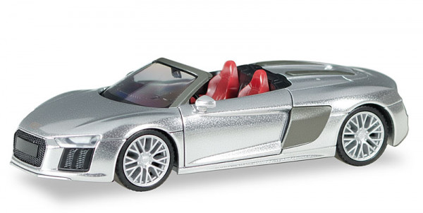 Herpa 038690-002 - Audi R8 V10 Spyder eissilber