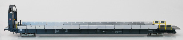 NME 538651 - BLS Autotransport-Auffahrwagen (steuerwagenseitig), mit Schutzbogen, mit Überfahrblech