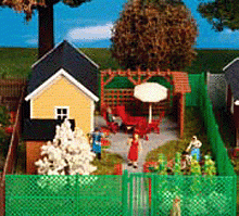 Kibri 38659 - Gartenhaus zur Laubenkolonie 20x12x5 cm