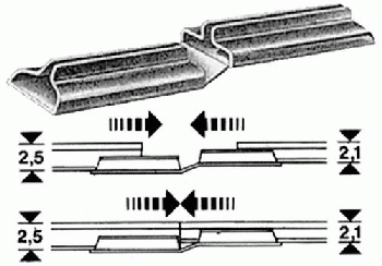 Fleischmann 6437 - Übergangs-Schienenverbinder