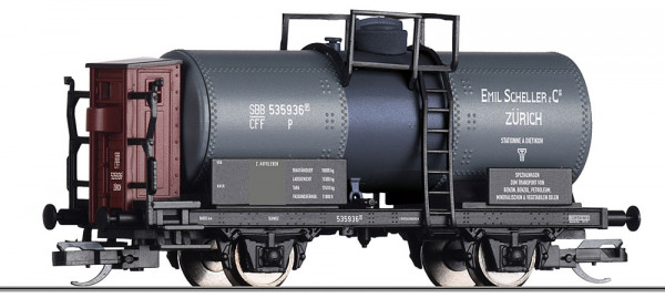 Tillig 95875 - SBB Kesselwagen 2.achsig mit Bremserhaus Ep.3