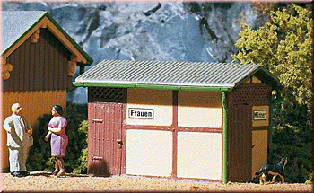 Auhagen 11336 - Bahnhofstoilette