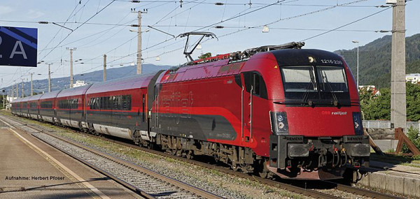 Piko 58131 - ÖBB Set "Railjet" 4-teilig Ep.6 mit Rh 1216, 2 Personen- und 1 Steuerwagen