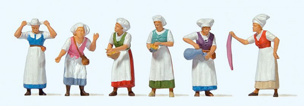 Preiser 24760 - Mittelaltermarkt(1), 6 Figuren