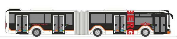 Rietze 75870 - MAN Lion´s City 18´18 Zimmerberg Bus Bammert (CH)