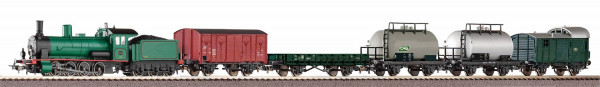 Piko 97942 - SNCB Start Set Dampflok Rh 71 + 5 Güterwagen + Bettungsgleis