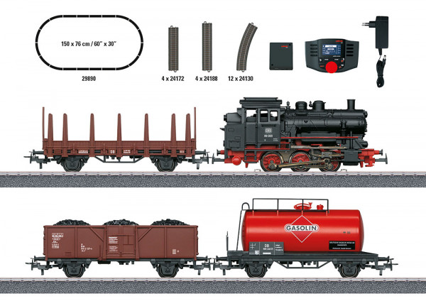Märklin 29890 - Digital-Startpackung Güterzug mit BR 89.0 Ep.3.